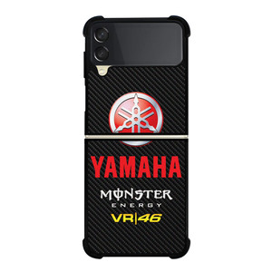 YAMAHA RACING VR46 CARBON LOGO Samsung Galaxy Z Flip 3 Case Cover