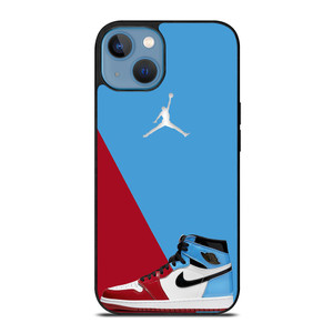 AIR JORDAN SNEAKERS RED BLUE iPhone 13 Case Cover AIR JORDAN SNEAKERS RED BLUE iPhone 13 Case Cover