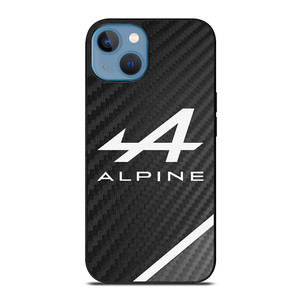 ALPINE AUTOMOBILES LOGO CARBON iPhone 13 Case Cover