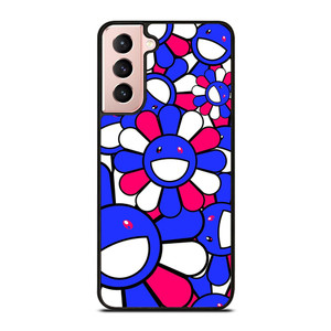 TAKASHI MURAKAMI BLUE PINK Samsung Galaxy S21 Case Cover TAKASHI MURAKAMI BLUE PINK Samsung Galaxy S21 Case Cover
