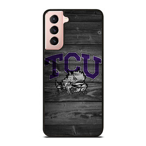 TCU HORNED FROGS FOOTBALL WOOD LOGO Samsung Galaxy S21 Case Cover TCU HORNED FROGS FOOTBALL WOOD LOGO Samsung Galaxy S21 Case Cover
