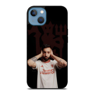 BRUNO FERNANDES MANCHESTER UNITED RED DEVILS iPhone 13 Case Cover BRUNO FERNANDES MANCHESTER UNITED RED DEVILS iPhone 13 Case Cover