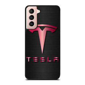 TESLA RED CARBON Samsung Galaxy S21 Case Cover TESLA RED CARBON Samsung Galaxy S21 Case Cover
