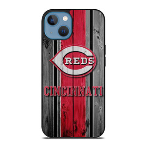 CINCINNATI REDS WOOD LOGO iPhone 13 Case Cover