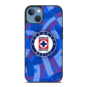 DEPORTIVO CRUZ AZUL MEXICO FOOTBALL ABSTRACT iPhone 13 Case Cover