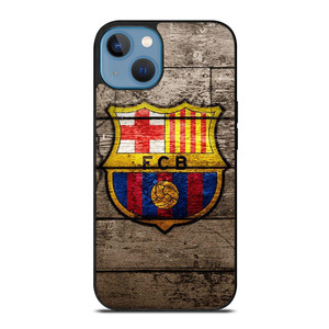 FC BARCELONA WOOD LOGO iPhone 13 Case Cover