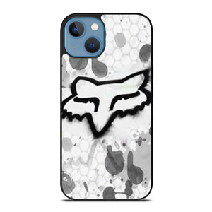 FOX RACING WHITE BRUSHED LOGO iPhone 13 Case Cover