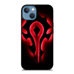 HORDE WORLD OF WARCRAFT BLACK LOGO iPhone 13 Case Cover HORDE WORLD OF WARCRAFT BLACK LOGO iPhone 13 Case Cover