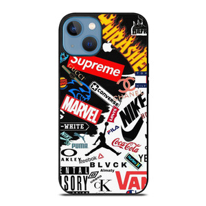 HYPE BEAST FASHION BRAND LOGO COLLAGE iPhone 13 Case Cover HYPE BEAST FASHION BRAND LOGO COLLAGE iPhone 13 Case Cover