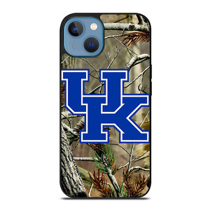 KENTUCKY WILDCATS UNIVERSITY CAMO LOGO iPhone 13 Case Cover