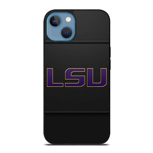 LSU TIGERS FOOTBALL CARBON LOGO iPhone 13 Case Cover LSU TIGERS FOOTBALL CARBON LOGO iPhone 13 Case Cover