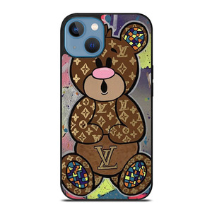 LV LOUIS VUITTON TEDDY BEAR iPhone 13 Case Cover LV LOUIS VUITTON TEDDY BEAR iPhone 13 Case Cover