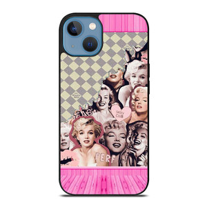 MARILYN MONROE PINK COLLAGE iPhone 13 Case Cover MARILYN MONROE PINK COLLAGE iPhone 13 Case Cover