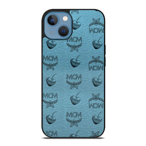 MCM WORLD WIDE APPLE LOVE LEATHER 2 iPhone 13 Case Cover