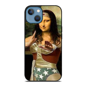 MONA LISA WONDER WOMAN iPhone 13 Case Cover MONA LISA WONDER WOMAN iPhone 13 Case Cover