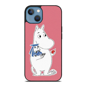 MOOMIN KAWAII CARTOON PINK iPhone 13 Case Cover MOOMIN KAWAII CARTOON PINK iPhone 13 Case Cover