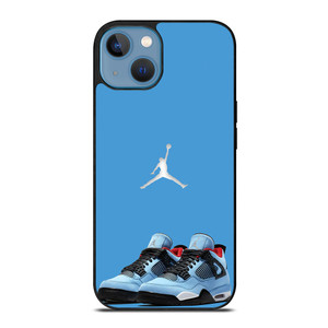 NIKE AIR JORDAN TRAVIS SCOTT BLUE iPhone 13 Case Cover NIKE AIR JORDAN TRAVIS SCOTT BLUE iPhone 13 Case Cover