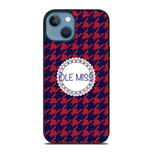 OLE MISS REBELS FOOTBALL PATTERN iPhone 13 Case Cover OLE MISS REBELS FOOTBALL PATTERN iPhone 13 Case Cover