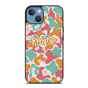 RIPNDIP PINK GREEN CAMO iPhone 13 Case Cover RIPNDIP PINK GREEN CAMO iPhone 13 Case Cover