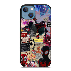 SPIDERMAN INTO THE SPIDER VERSE COLLAGE iPhone 13 Case Cover SPIDERMAN INTO THE SPIDER VERSE COLLAGE iPhone 13 Case Cover