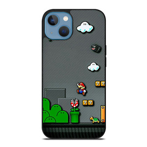 SUPER MARIO BROS CARBON GAMES iPhone 13 Case Cover SUPER MARIO BROS CARBON GAMES iPhone 13 Case Cover