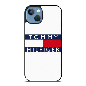 TOMMY HILFIGER WHITE LOGO iPhone 13 Case Cover