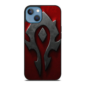 WORLD OF WARCRAFT HORDE BLACK LOGO iPhone 13 Case Cover WORLD OF WARCRAFT HORDE BLACK LOGO iPhone 13 Case Cover