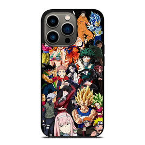 ANIME CARTOON CROSSOVER COLLAGE iPhone 13 Pro Case Cover ANIME CARTOON CROSSOVER COLLAGE iPhone 13 Pro Case Cover