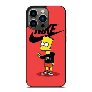 BART SIMPSONS NIKE RED iPhone 13 Pro Case Cover BART SIMPSONS NIKE RED iPhone 13 Pro Case Cover