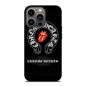 CHROME HEARTS ROLLING STONES SYMBOL iPhone 13 Pro Case Cover CHROME HEARTS ROLLING STONES SYMBOL iPhone 13 Pro Case Cover