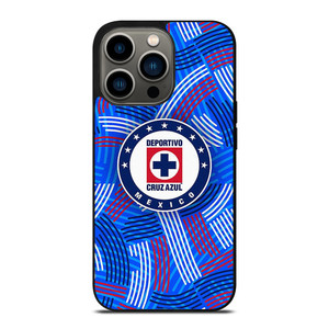 DEPORTIVO CRUZ AZUL MEXICO FOOTBALL ABSTRACT iPhone 13 Pro Case Cover