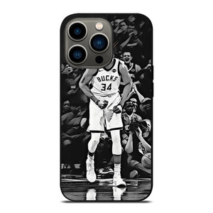 GIANNIS ANTETOKOUNMPO BASKETBALL BLACK iPhone 13 Pro Case Cover GIANNIS ANTETOKOUNMPO BASKETBALL BLACK iPhone 13 Pro Case Cover