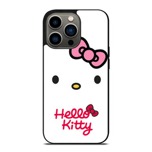 HELLO KITTY FLAT CUTE iPhone 13 Pro Case Cover