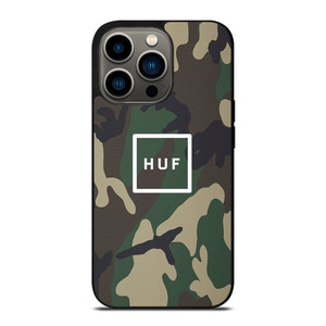 HUF ARMY CAMO LOGO iPhone 13 Pro Case Cover HUF ARMY CAMO LOGO iPhone 13 Pro Case Cover