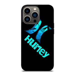 HURLEY BROKEN BLUE LOGO iPhone 13 Pro Case Cover