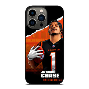 JA'MARR CHASE CINCINNATI BENGALS NFL FOOTBALL iPhone 13 Pro Case Cover JA'MARR CHASE CINCINNATI BENGALS NFL FOOTBALL iPhone 13 Pro Case Cover