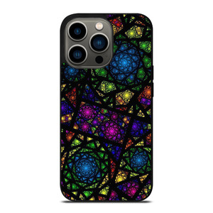 KINGDOM HEARTS STAINED GLASS iPhone 13 Pro Case Cover