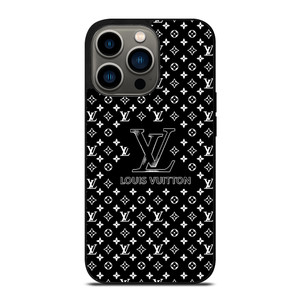 LOUIS VUITTON LV BLACK LOGO iPhone 13 Pro Case Cover LOUIS VUITTON LV BLACK LOGO iPhone 13 Pro Case Cover