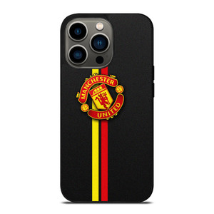 MANCHESTER UNITED STRIPE LOGO iPhone 13 Pro Case Cover