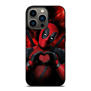 MARVEL DEADPOOL LOVE SIGN iPhone 13 Pro Case Cover