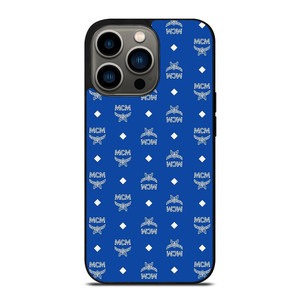 MCM WORLD WIDE BLUE iPhone 13 Pro Case Cover