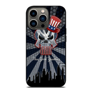 NEW YORK YANKEES BASEBALL SKULL SYMBOL iPhone 13 Pro Case Cover NEW YORK YANKEES BASEBALL SKULL SYMBOL iPhone 13 Pro Case Cover