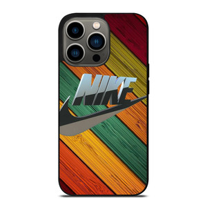 NIKE 3D WOOD LOGO iPhone 13 Pro Case Cover NIKE 3D WOOD LOGO iPhone 13 Pro Case Cover