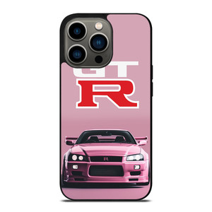 NISSAN GTR R34 PINK iPhone 13 Pro Case Cover