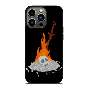 DARK SOULS BONFIRE 8 BIT iPhone 13 Pro Case Cover