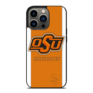 OSU OKAHOMA STATE COWBOYS CARBON LOGO iPhone 13 Pro Case Cover