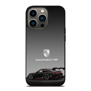 PORSCHE 911 GT3 RS BLACK iPhone 13 Pro Case Cover