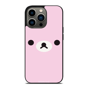 RILAKKUMA BEAR PINK MINIMALIST iPhone 13 Pro Case Cover