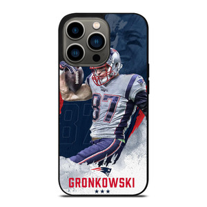 ROB GRONKOWSKI NEW ENGLAND PATRIOT FOOTBALL iPhone 13 Pro Case Cover