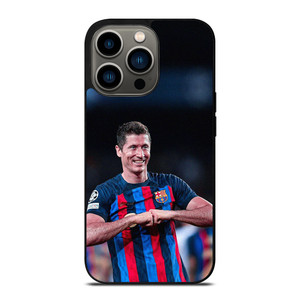 ROBERT LEWANDOWSKI BARCELONA iPhone 13 Pro Case Cover